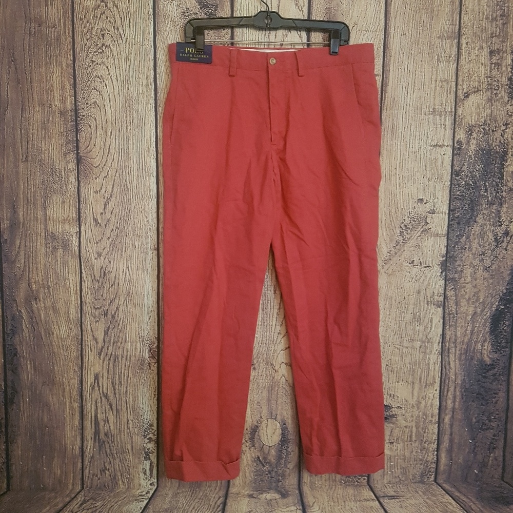 BNWT Polo Ralph Lauren coral slim fit W33 L30